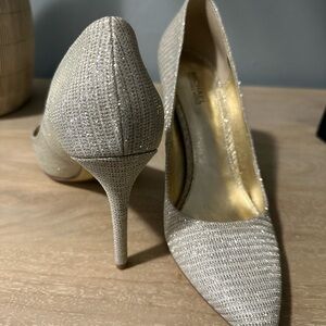 Michael Kors Shimmering Gold Heels